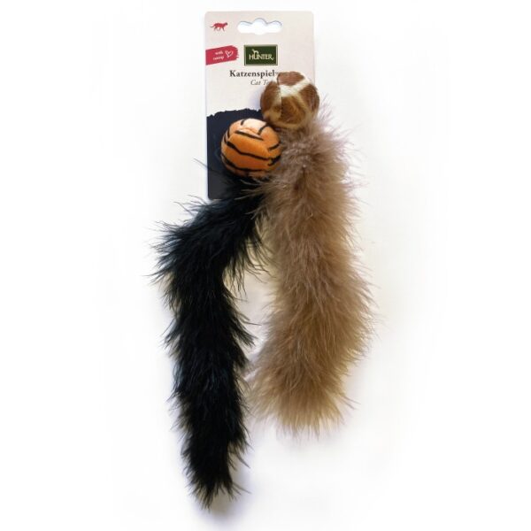 Jouet chat Ball avec plumes HUNTER