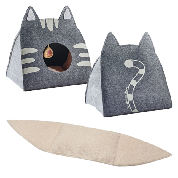 Tente de couchage pour chat - design chat