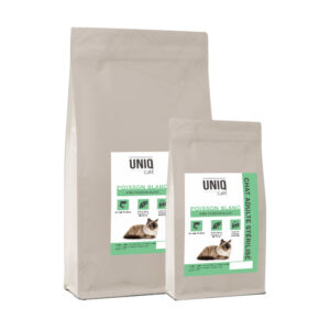 UNIQ Cat - Croquette hypoallergéniques au poisson blanc et caviar de hareng