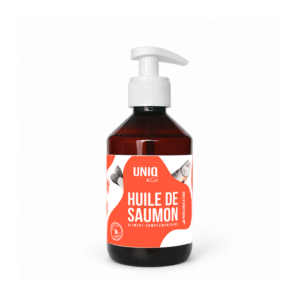 Huile de saumon pour chien et chat