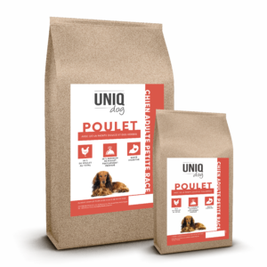 UNIQ Dog - Croquettes sans céréales chien adulte petite taille - poulet